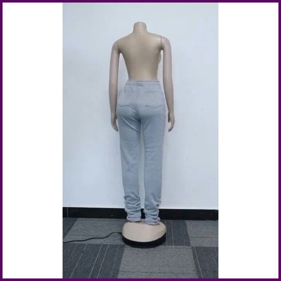 Sherpa Lined Fleece Sweatpants Women's Joggers Athletic Lounge Pants - Picture 8 of 8